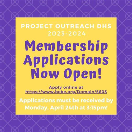 Membership Applications Now Open